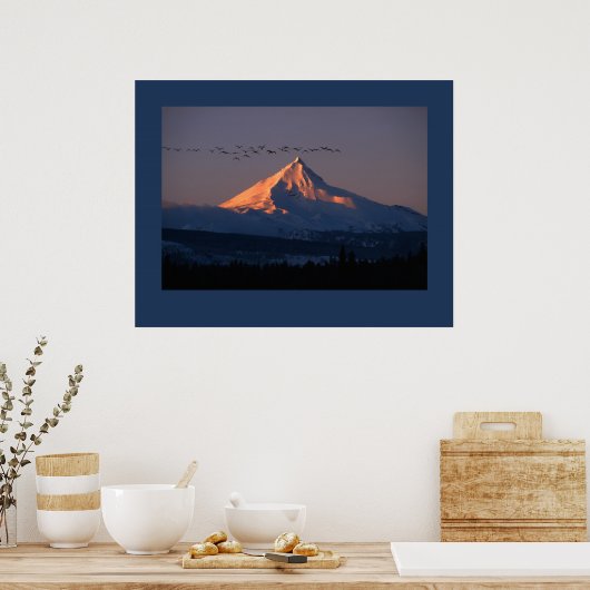 Mt. Jefferson, Oregon ポスター (キッチン)