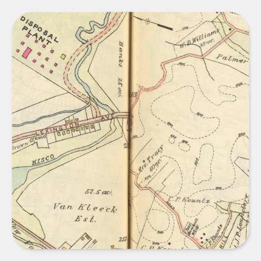 Mt.Kisco，ニューヨーク2 スクエアシール (正面)