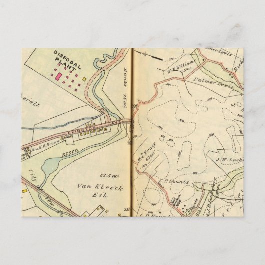 Mt.Kisco，ニューヨーク2 ポストカード (正面)
