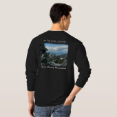 Mt. LeConte GSMの写真の芸術のカスタムの上 Tシャツ (裏面フル)