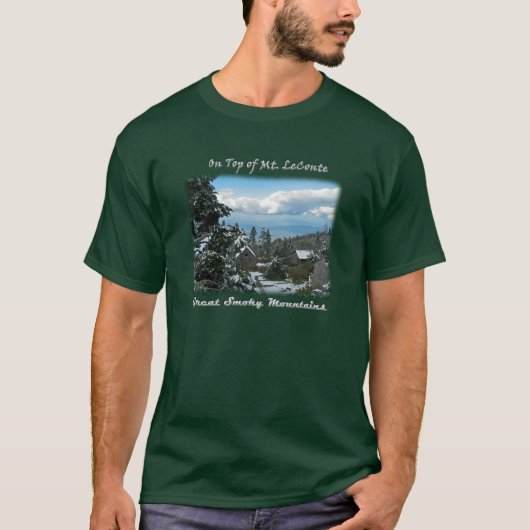 Mt. LeConte GSMの写真の芸術の上 Tシャツ (正面)