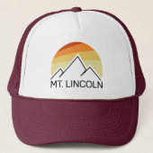 Mt. Lincoln New Hampshire Retro キャップ (正面)