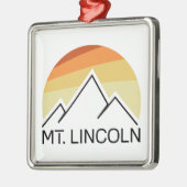 Mt. Lincoln New Hampshire Retro メタルオーナメント (左)