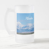 Mt McKinley Frosted Glass 威厳のある Beer Mug フロストグラスビールジョッキ (左)