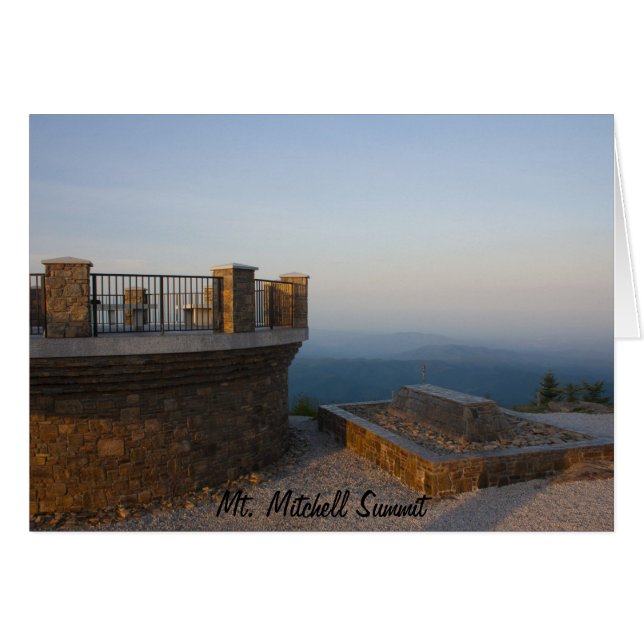 Mt. Mitchellの頂上 (正面横)