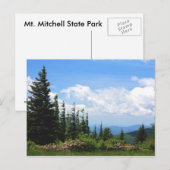 Mt. Mithcellの州立公園 ポストカード (正面/裏面)