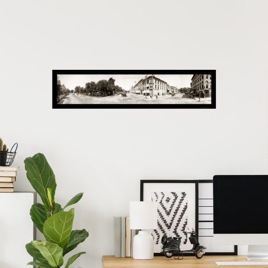 Mt Pleasant, IA写真1907 ポスター (ホームオフィス)