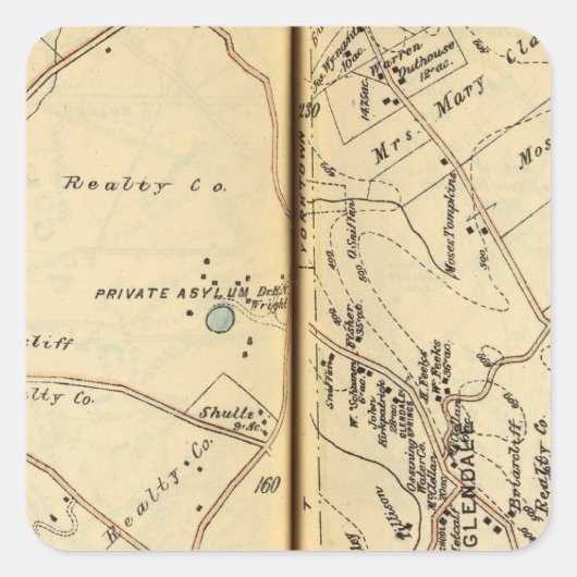 Mt. Pleasant, New York 2 スクエアシール (正面)