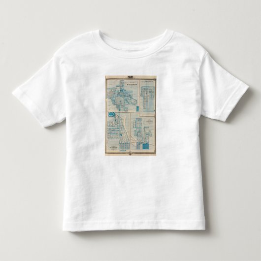 Mt Plessant、トレドの計画 トドラーTシャツ (正面)