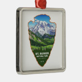 Mt. Rainier National Park Arrowhead メタルオーナメント (右)