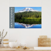 Mt. Rainier National Park Poster，ワシントンプリント ポスター (キッチン)