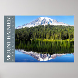 Mt. Rainier National Park Poster，ワシントンプリント ポスター