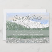 Mt Rainier National Park Wedding Save the Date セーブザデート (正面)