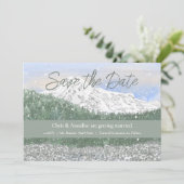 Mt Rainier National Park Wedding Save the Date セーブザデート (スタンド正面)