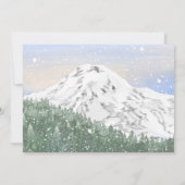 Mt Rainier National Park Wedding Save the Date セーブザデート (裏面)