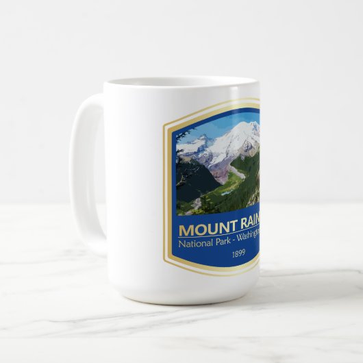 Mt Rainier NP (PF1) コーヒーマグカップ (正面左)