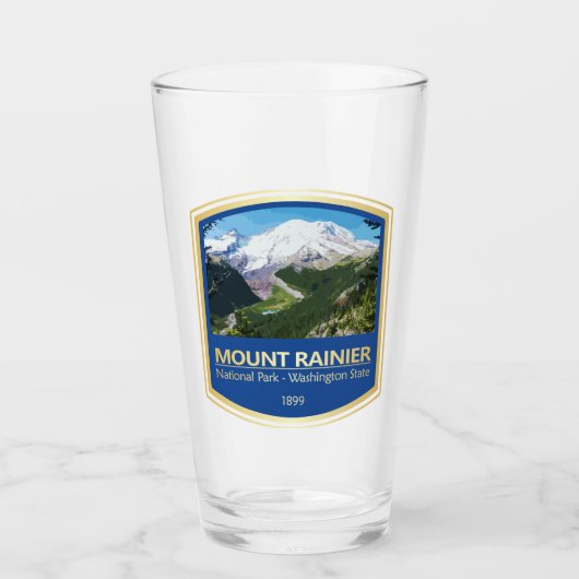 Mt Rainier NP (PF1) タンブラーグラス (正面)