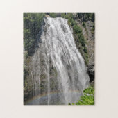 Mt Rainier Rainbow at Narada Falls Puzzle ジグソーパズル (縦)