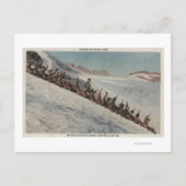 Mt. Rainier, WA – 人の列が入る ポストカード (正面)