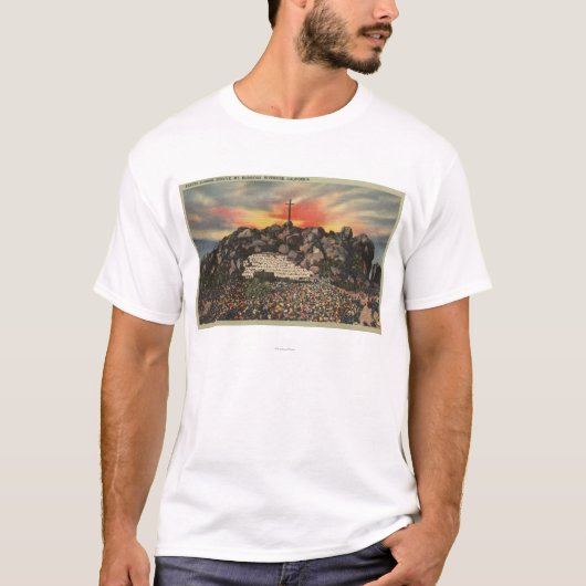 Mt. Rubidouxのイースター日の出サービス Tシャツ (正面)