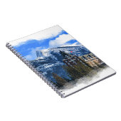 Mt Rundle and Famous Hotel, Banff, Alta，カナダ ノートブック (右側)