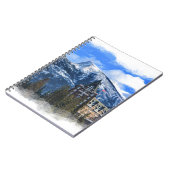 Mt Rundle and Famous Hotel, Banff, Alta，カナダ ノートブック (左側)