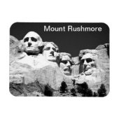 Mt Rushmoreマグネット(BW) マグネット (横)