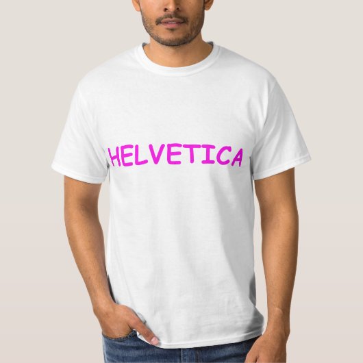 MT Sans Helvetica Tシャツ (正面)