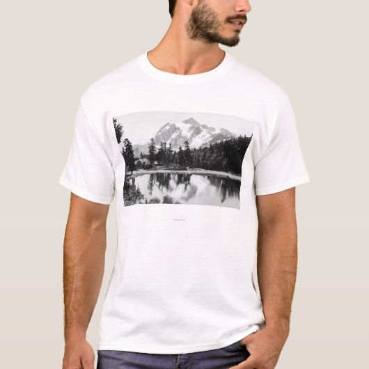 Mt. ShuksanおよびMt.のパン屋ロッジの写真 Tシャツ (正面)