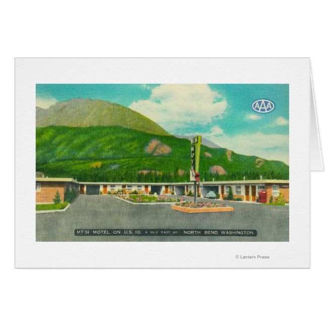 Mt. Siモーテルの外観 (正面横)