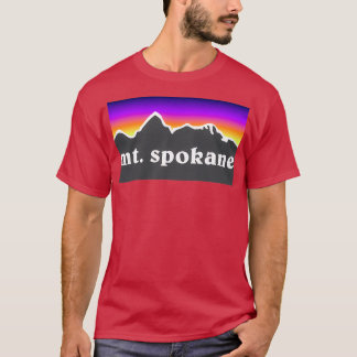 Mt Spokane Mountain Washington Ski Snowboard Mt Ba Tシャツ