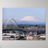 Mt St Helens & Fremont Bridgeポスター ポスター (正面)
