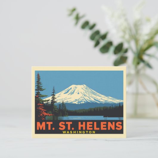 Mt. St. Helens Washington ポストカード (スタンド正面)
