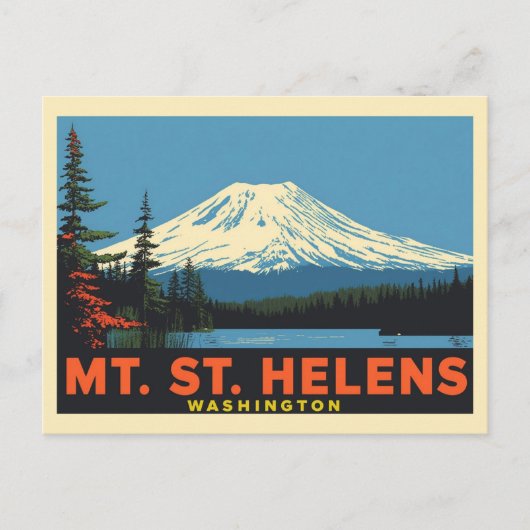 Mt. St. Helens Washington ポストカード (正面)