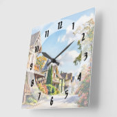 Mt. Tabor NJ – Trinity Place スクエア壁時計 (傾斜)