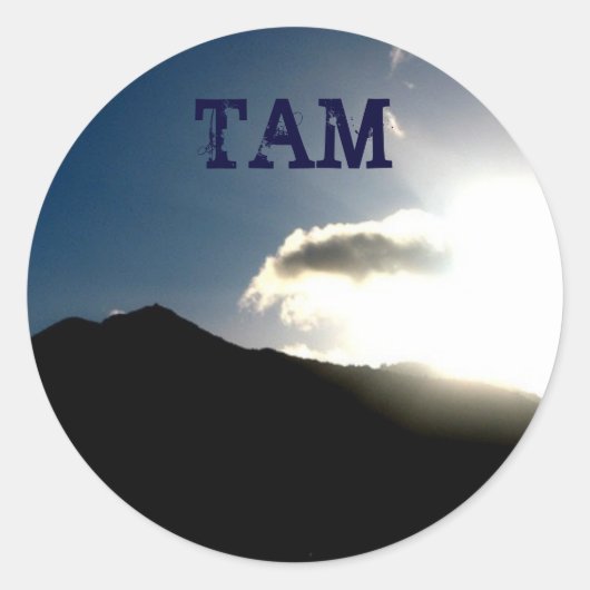 mt tam: TAM ラウンドシール (正面)