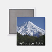 Mt Taranaki, New Zealand Magnet マグネット (正面/裏面)