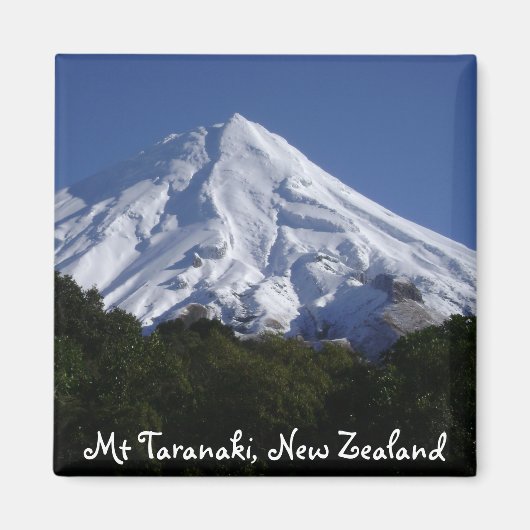 Mt Taranaki, New Zealand Magnet マグネット (正面)