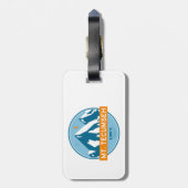 Mt. Tecumseh New Hampshire Stars Moon ラゲッジタグ (裏面縦)