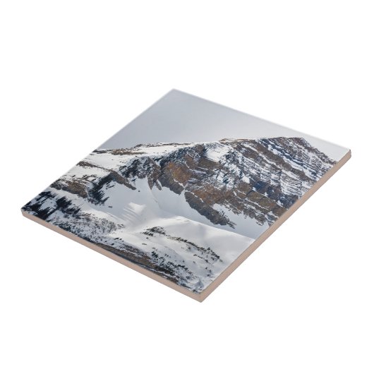 Mt Timpanogos - Sundance -ユタの冬 タイル (側面)