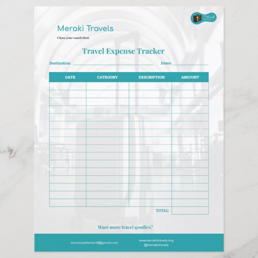 MT Travel Expense Tracker (正面)