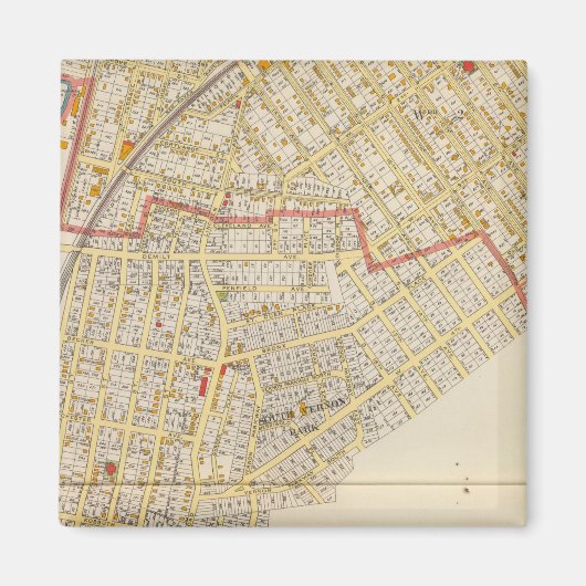 Mt Vernon Atlasマップ マグネット (正面)