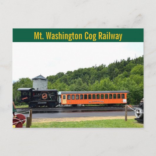 Mt. Washington Cog Railway Postcard ポストカード (正面)
