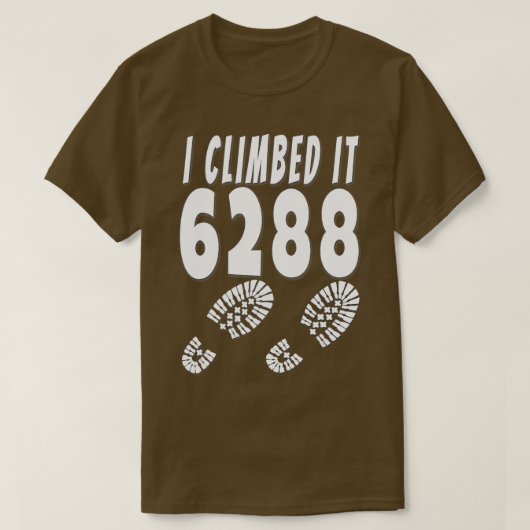 Mt Washington I登った6288山NH48ニューハム Tシャツ (デザイン正面)