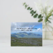 Mt Washington John Muir Postcard ポストカード (スタンド正面)