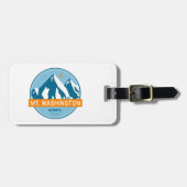 Mt. Washington New Hampshire Stars Moon ラゲッジタグ (正面横)