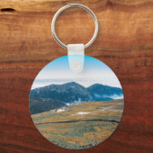 Mt. Washington View from the Top Button Keychain キーホルダー (正面)