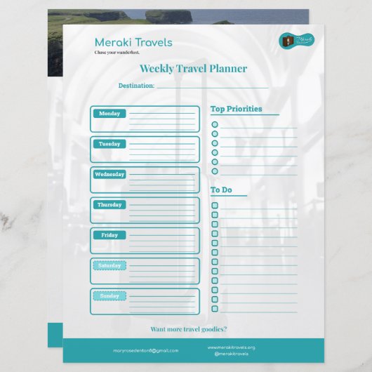 MT Weekly Travel Planner (正面/裏面)