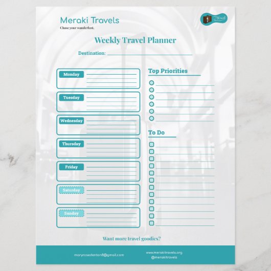 MT Weekly Travel Planner (正面)