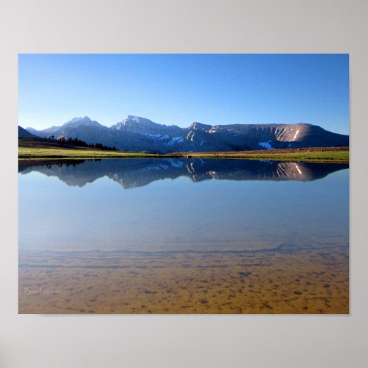 Mt Whitney from Bighorn Plateau 2- John Muir Trail ポスター (正面)